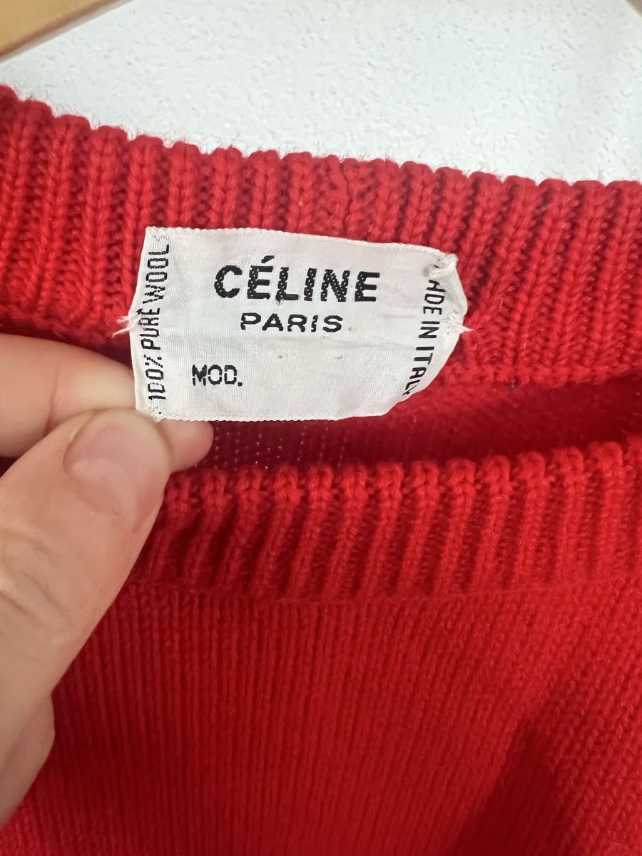 Celine Maglioni & Felpe: Vintage Céline Paris Wollpullover, Grösse M. – Usato da Villigen venduto da Majiiic 1