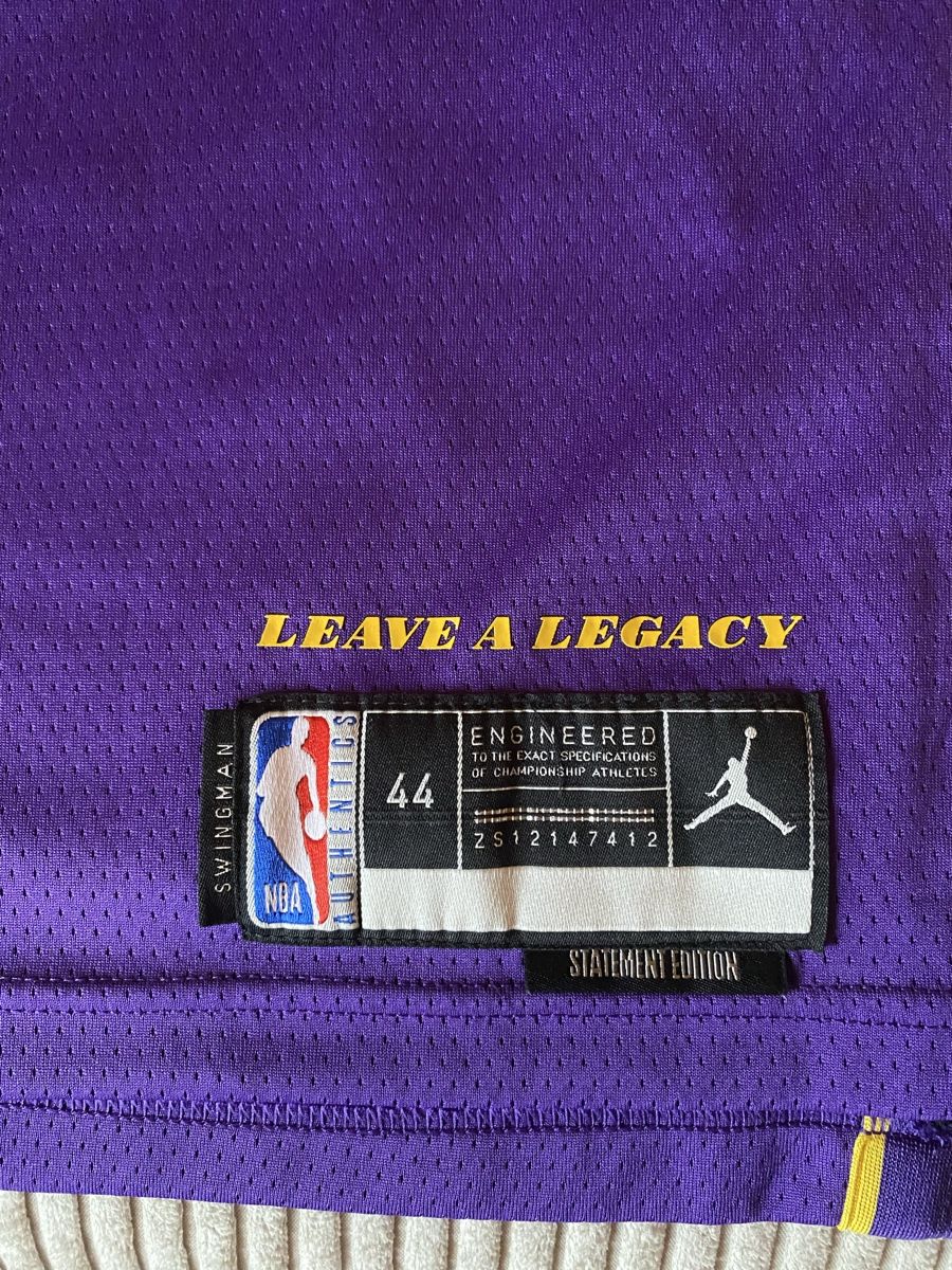 Jordan Leibchen & Hosen: Maillot Lakers Davis #3 Jordan Statement Edition Taille M – Gebraucht aus Gland von Fanfan479 1