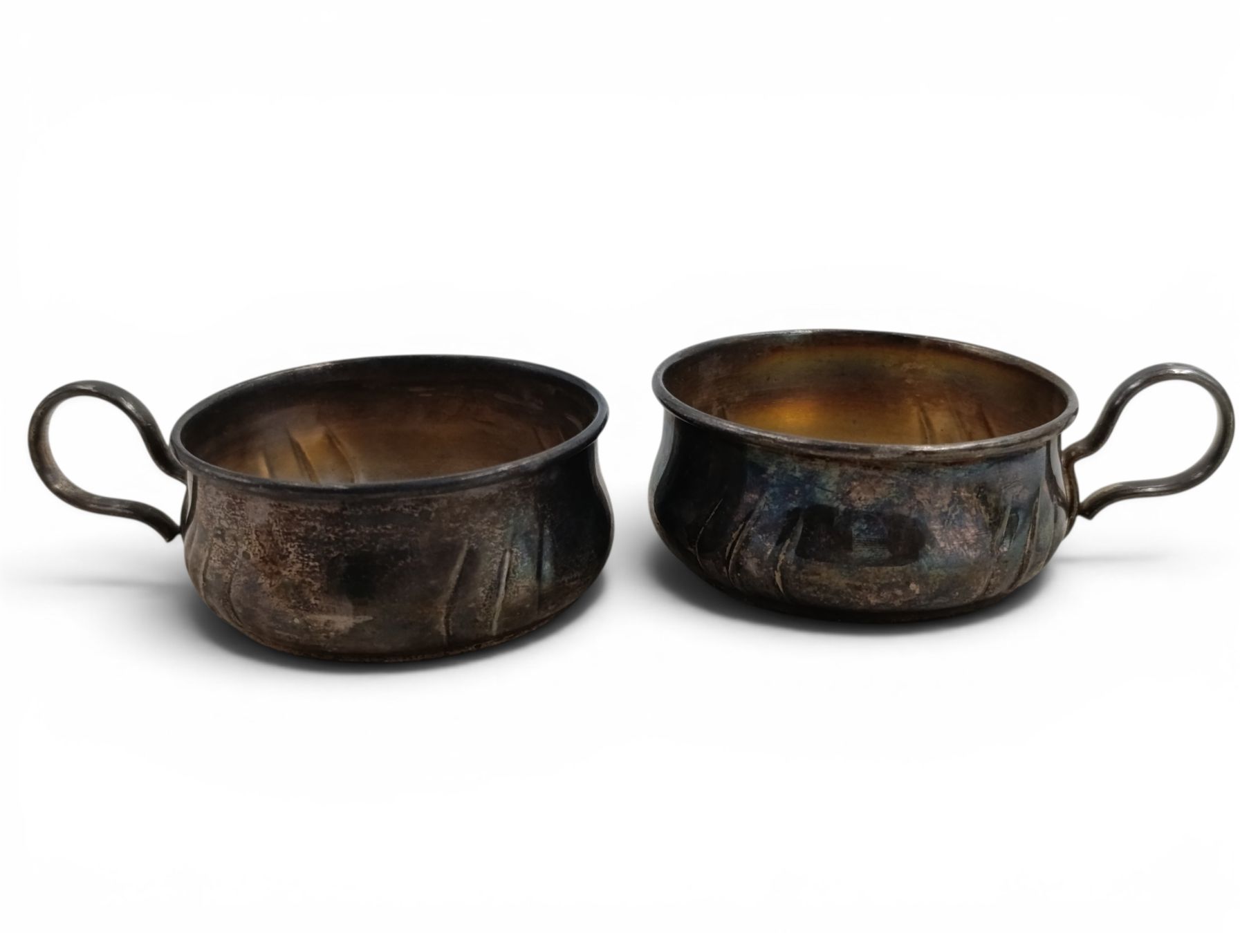 Statuette: Versilbertes Menage-Set – Usato da Hochfelden venduto da Historium 3