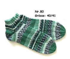 Sneaker - Socken handgestrickt  Gr.40/41  Nr.80