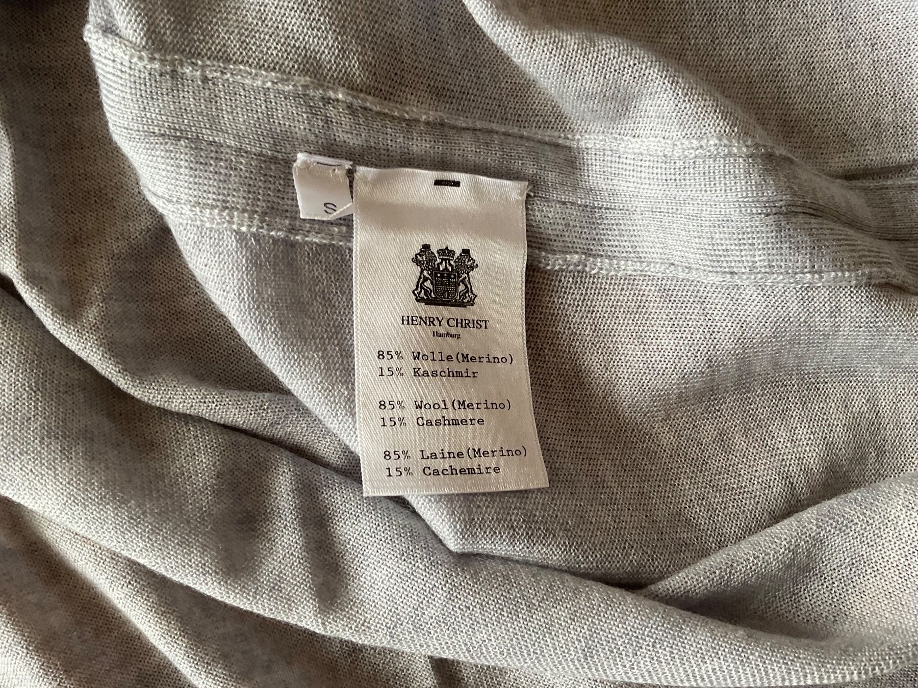 Henry Christ Maglioni & Felpe: Henry Christ hochwertiger Pullover feine Merino/ Seide Gr.S – Usato da Weiningen ZH venduto da moon-55 3
