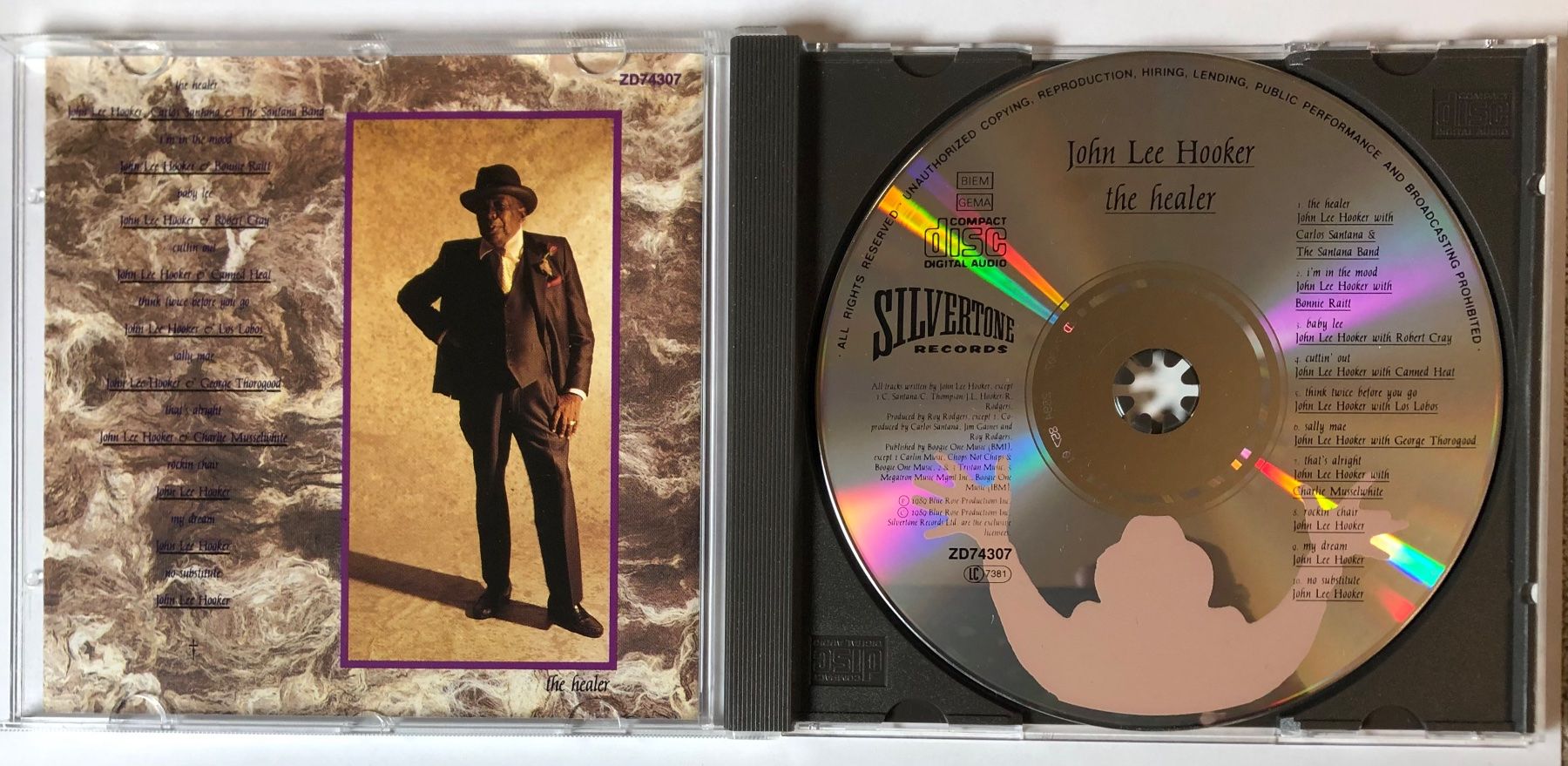 Vinyles: JOHN LEE HOOKER - THE HEALER – D'occasion à Poliez-Pittet par Newtown-Records 2