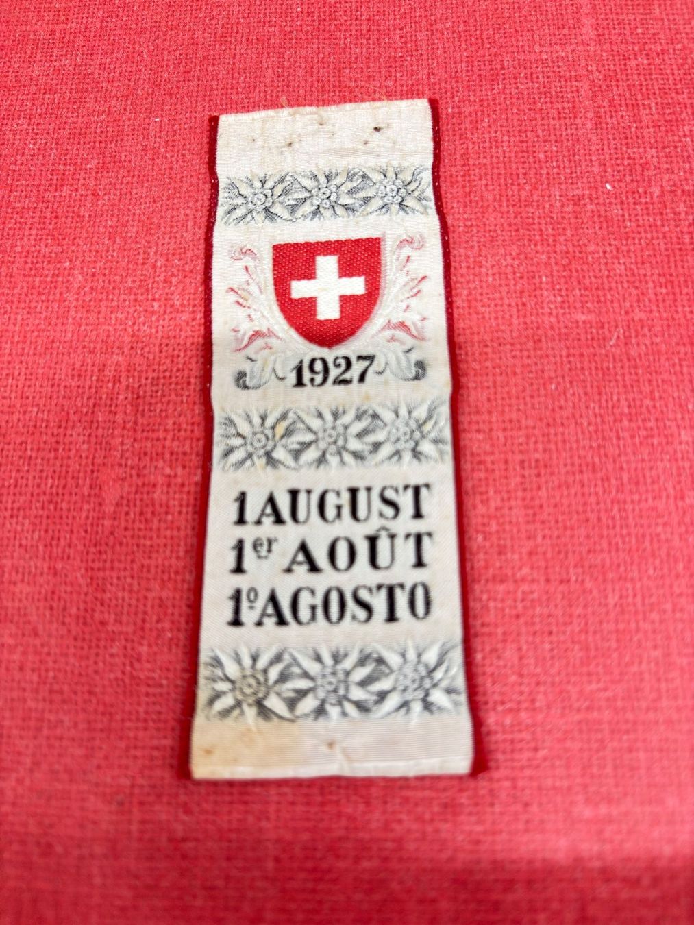 Plaketten & Abzeichen: 1 August-Abzeichen 1927 TOP – Gebraucht aus Ormalingen von digital09 1