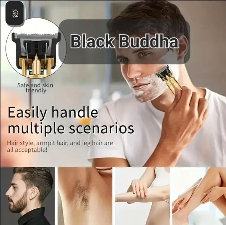Taglio: Black Buddha Haarschneider Profi Trimmer Bart Rasierer Set – Nuovo e nell'imballaggio originale da Liebefeld venduto da DekoBrokland 4