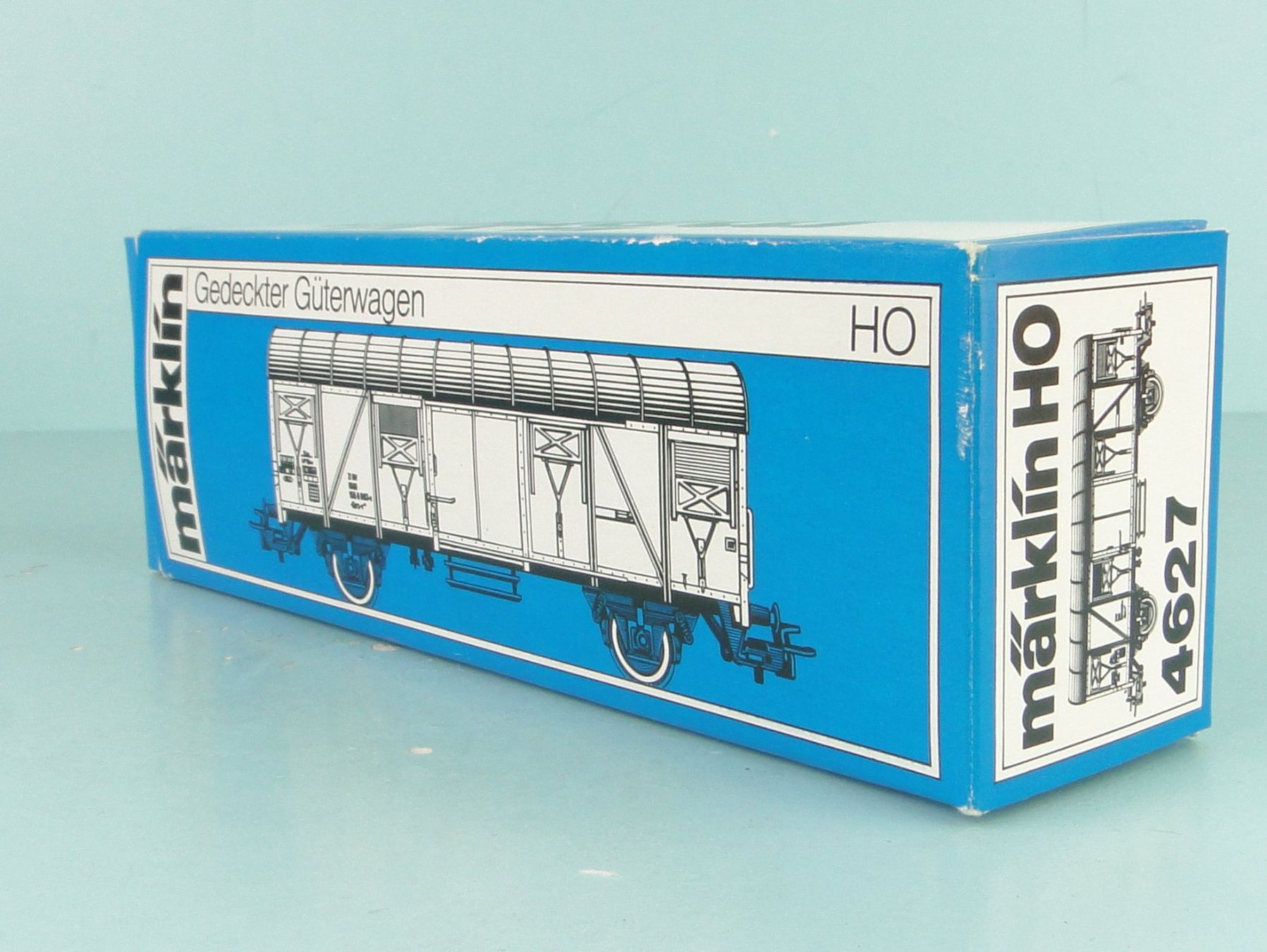 Modellini di ferrovie: Märklin 4627 Gedeckter Güterwagen, NEU – Usato da Bülach venduto da cann11 4