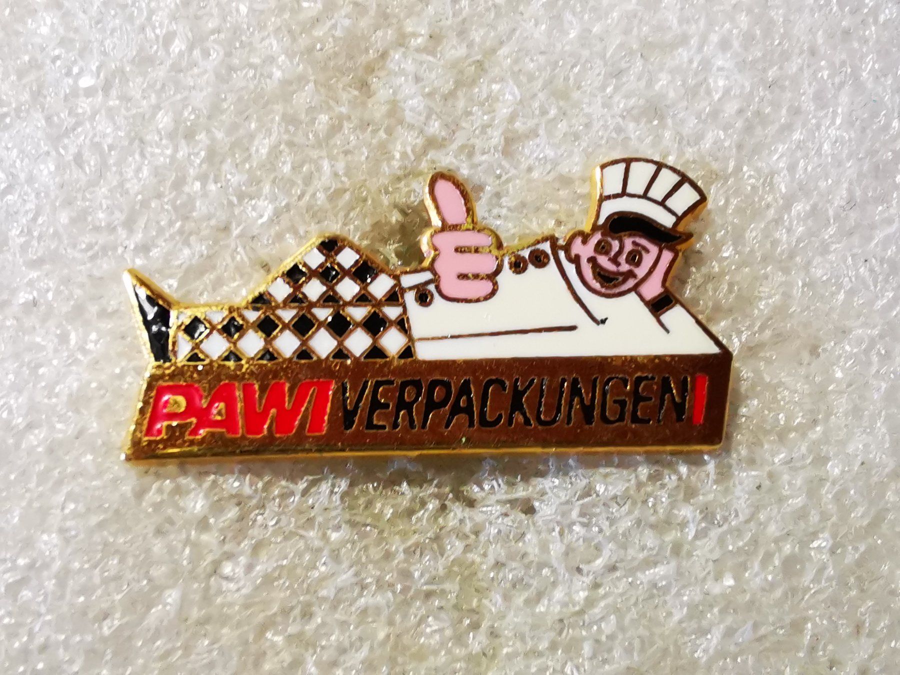 Plaketten & Abzeichen: Ansteckpin 195: PAWI – Gebraucht aus Oppligen von Pin-Fall-Shop