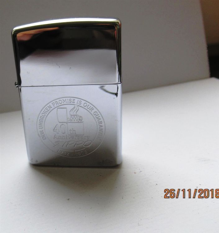 Zippo „40th ANNIVERSARY“ #112 | Acheter sur Ricardo