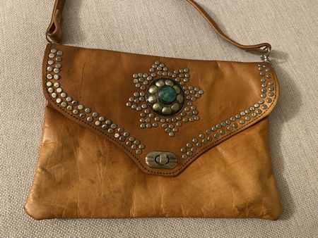 Bohemian Ledertasche cognac neu