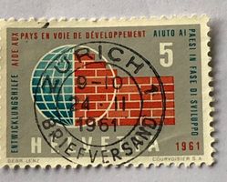 Nr.375 mit Vollstempel Zürich