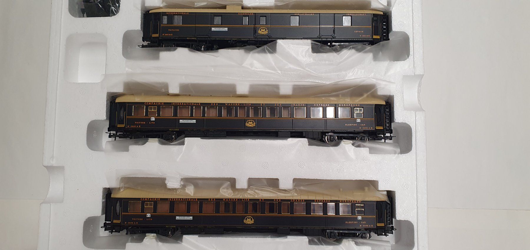 Rivarossi Modellini di ferrovie: Rivarossi HR4010 & HR4020 Sets Simplon Orient Express – Nuovo e nell'imballaggio originale da Würenlos venduto da juruth 5