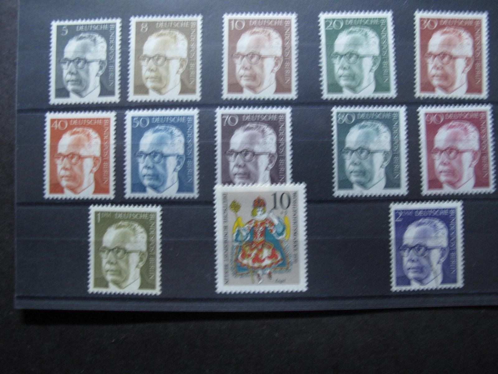 Alle Briefmarken: Berlin 1970 Jahresausgabe ** – Gebraucht aus Wil SG von fva01 2