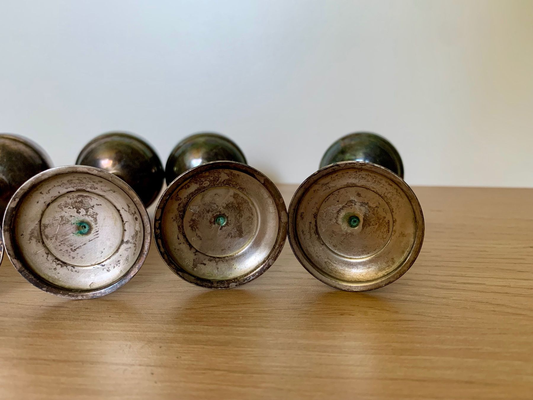 Bicchieri: 6 wunderschöne alte Schnappsgläsli aus Alpaka Silber – Usato da Rothrist venduto da Fondgruebe 5