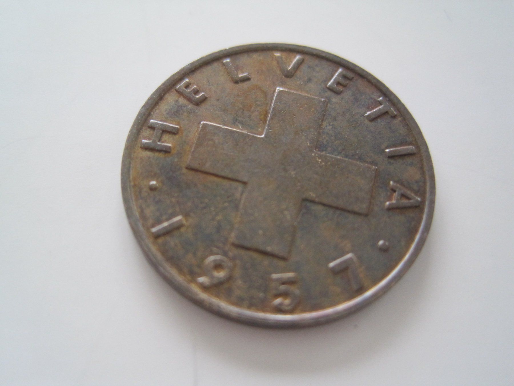 Tutti le monete: Münze 2 Rappen 1957 – Usato da Schachen LU venduto da moepsli5 1