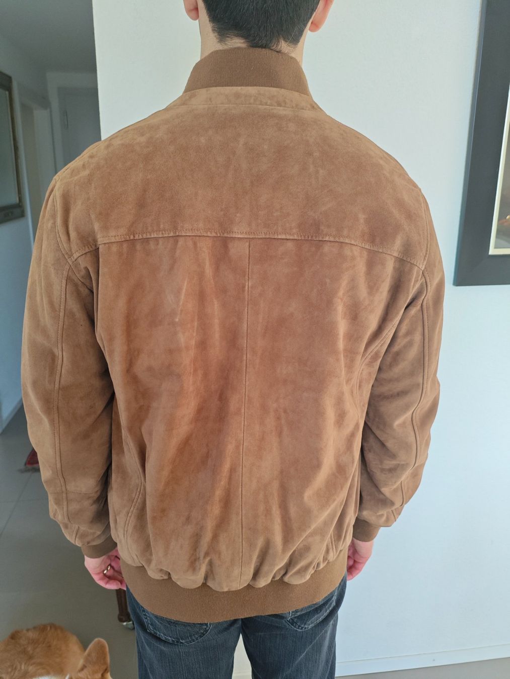 Façonnable Giacche: Façonnable goastkin leather suede jacket – Usato da Romont FR venduto da dem_ck68 1