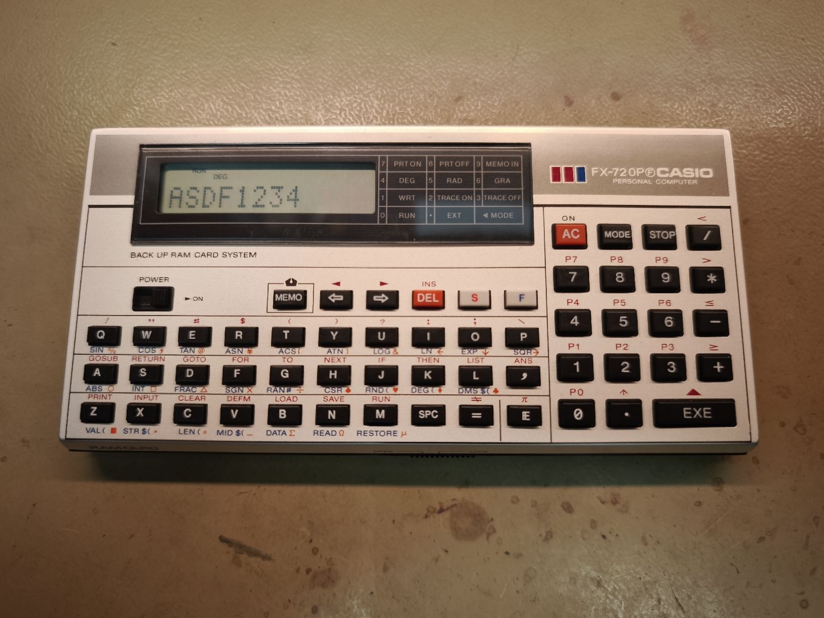 PC: Casio FX-720P Personal Computer mit Zubehör, gut erhalten – Usato da Walzenhausen venduto da laserandy 1