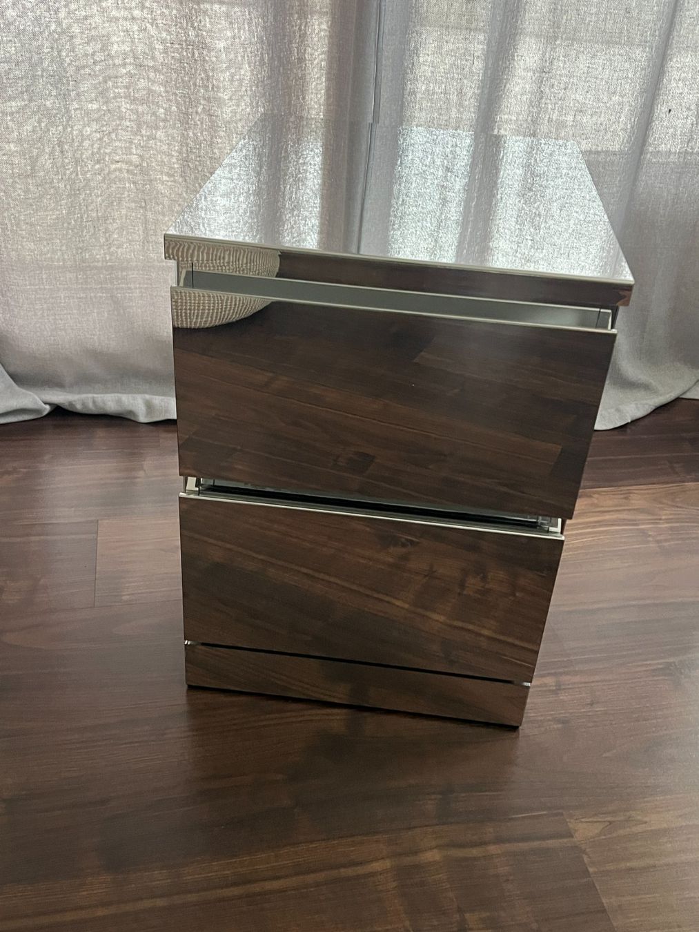 Ikea Cassettiere: MALM Kommode mit 2 Schubladen, Chrome – Usato da Muri b. Bern venduto da michellew23 3