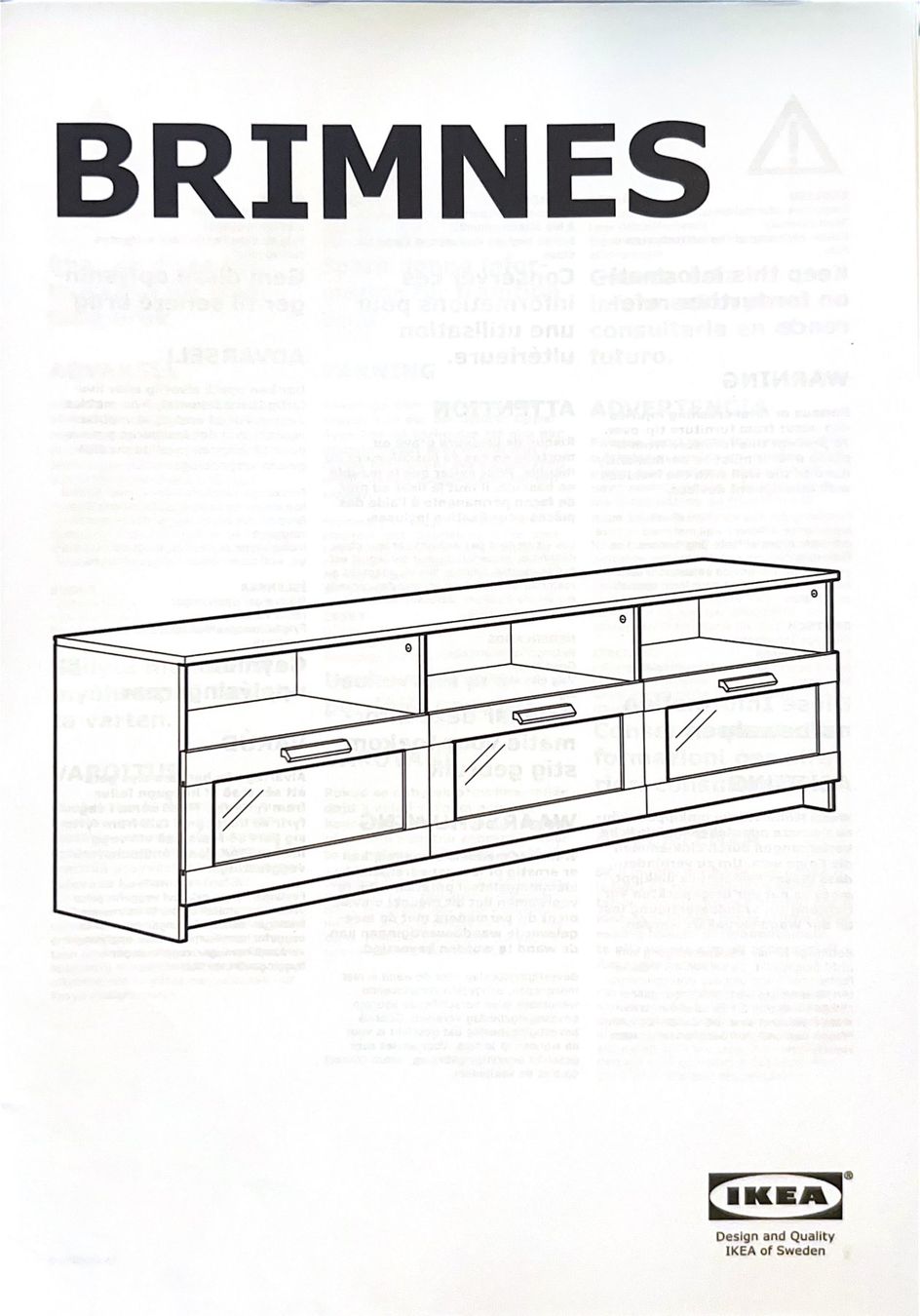 Ikea Mobili TV: Meuble TV (BRIMNES, IKEA) – Usato da Lausanne venduto da val_6klk 1