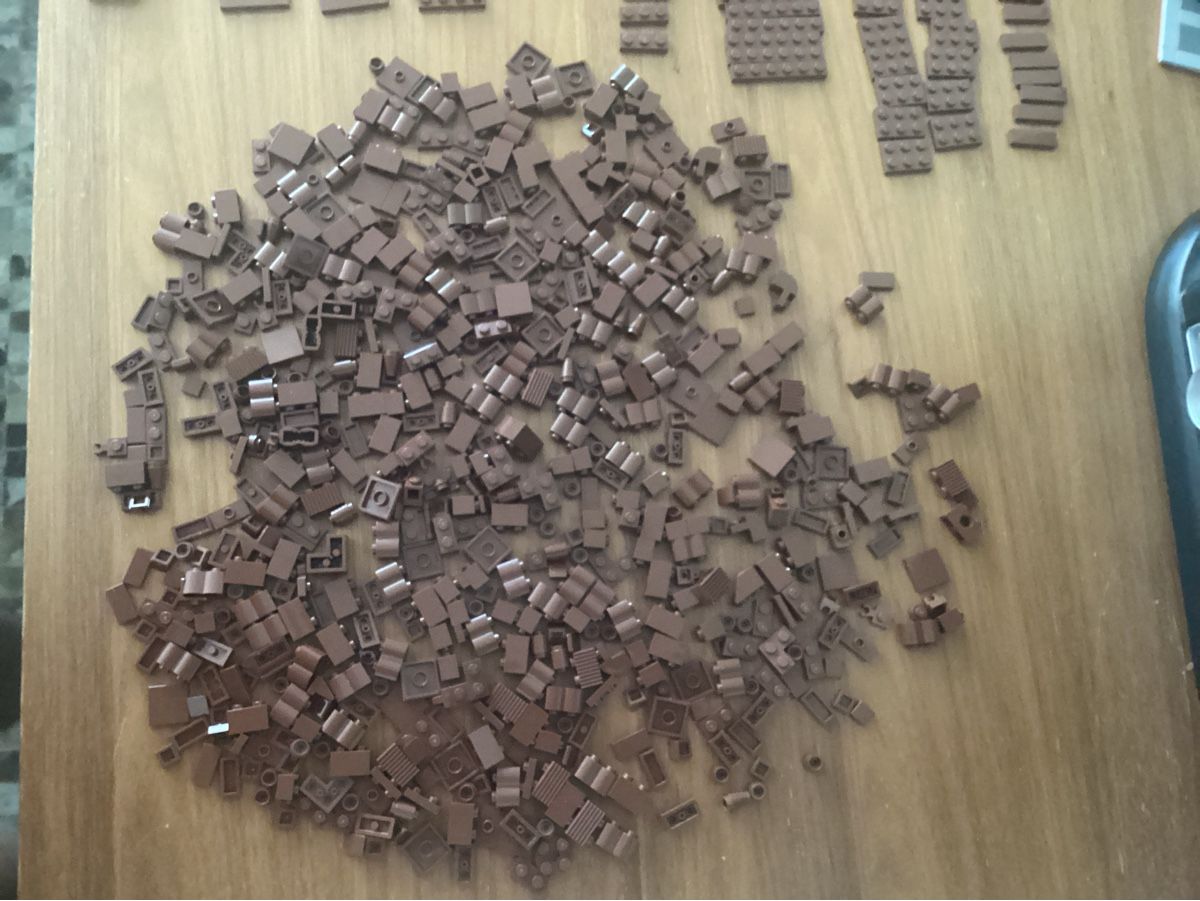 Lego Kit di costruzioni: Lego Teile Brown ca 1 kg – Usato da Rudolfstetten venduto da Gwyneth2 3