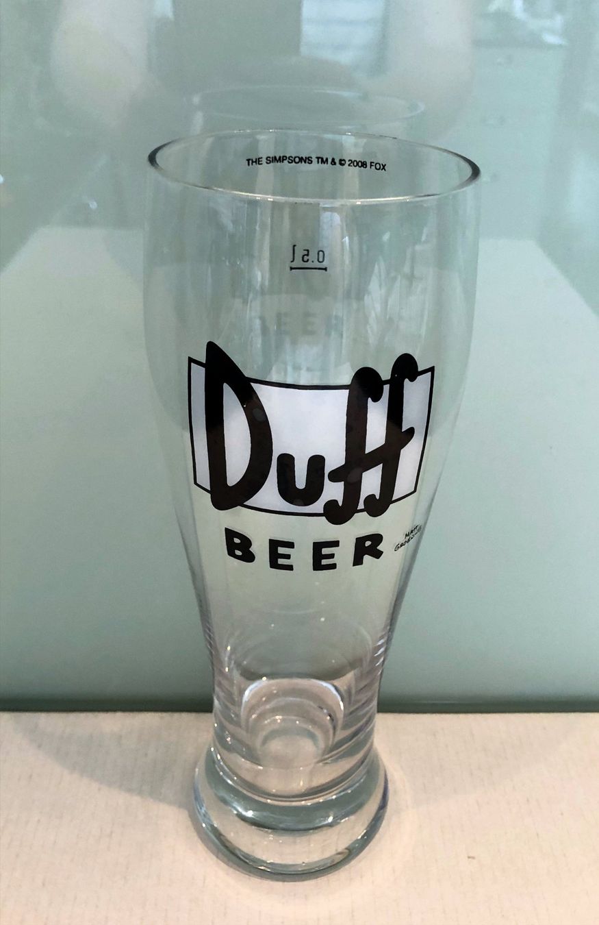 Bicchieri: Bierglas "Duff Beer" aus der Serie "Die Simpsons" – Usato da Rüti ZH venduto da Jasna89