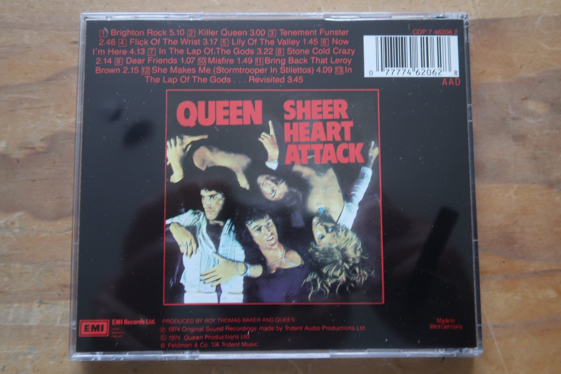 CDs: QUEEN - SHEER HEART ATTACK - CD – Gebraucht aus Basel von Patiscat 1
