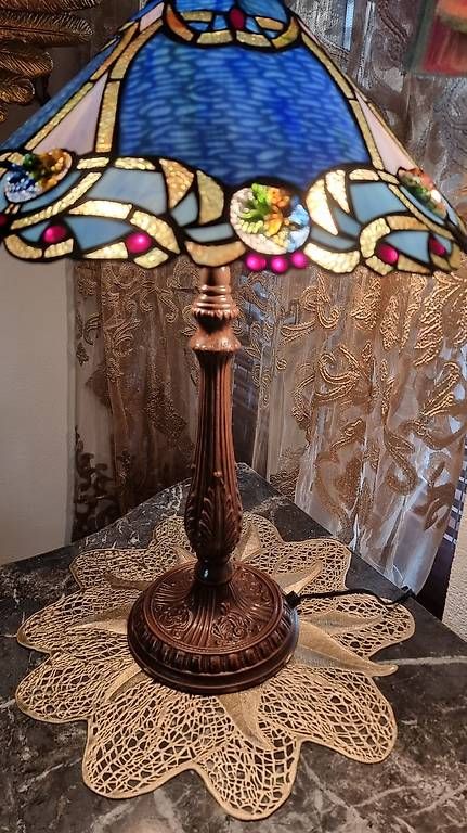 Lampen: Wunderschöne Tiffany Buntglaslampe – Neu (gemäss Beschreibung) aus Wolfhalden von Nati-Nati 2