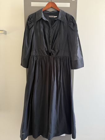 Damen Kleid Mint Velvet schwarz Knopfleiste guter Zustand