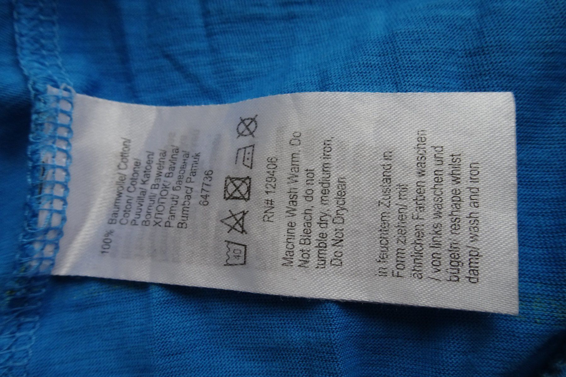 T-shirt: 3/4 Arm Shirt ca. Gr. S evtl. M – Usato da Strengelbach venduto da schmetterling20 5