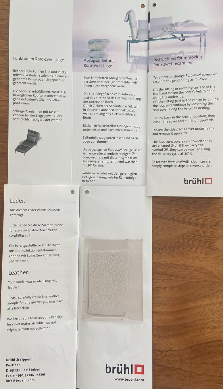 Brühl Sessel: Brühl Roro Design Sessel, multifunktional, Leder - Top! – Neu (gemäss Beschreibung) aus Männedorf von hel_9l5y 8