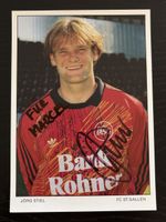 Originale FC St. Gallen Autogrammkarte Jörg Stiel signiert