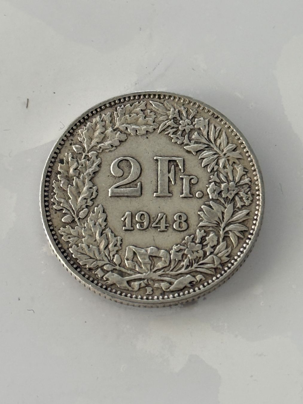 Tutti le monete: 2 Franken 1948  Rar – Usato da Wallisellen venduto da SWISS_SILVER1