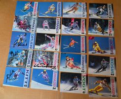 20 Ski Alpinlegenden mit teilw. signierten