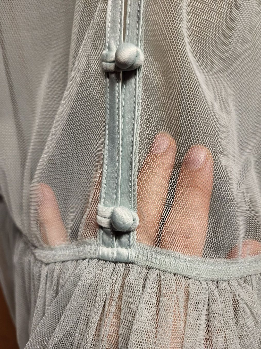 H&M Top: Top ärmellos, Bluse ohne Ärmel luftig leicht, mintfarben – Usato da Dorf venduto da Mischa2010 3