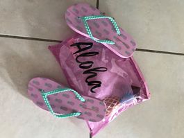 Flip Flops NEU von Hunkemöller mit Tasche 36 37