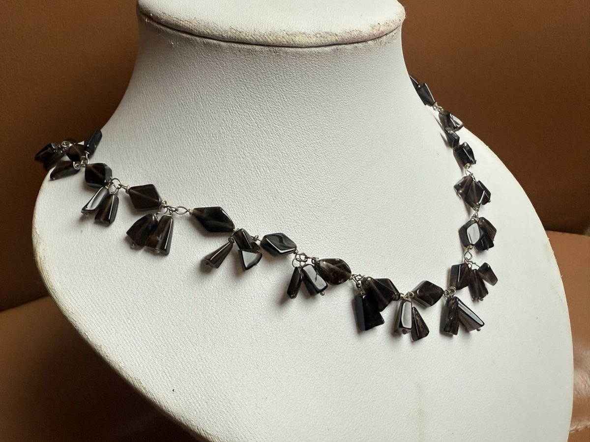 Catenine: Rauchquarz Kette NEU – Nuovo e nell'imballaggio originale da Basel venduto da Chili007 2