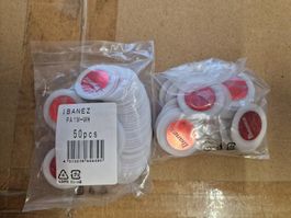 Ibanez Picks, Round Shape, Medium, White 50pcs
