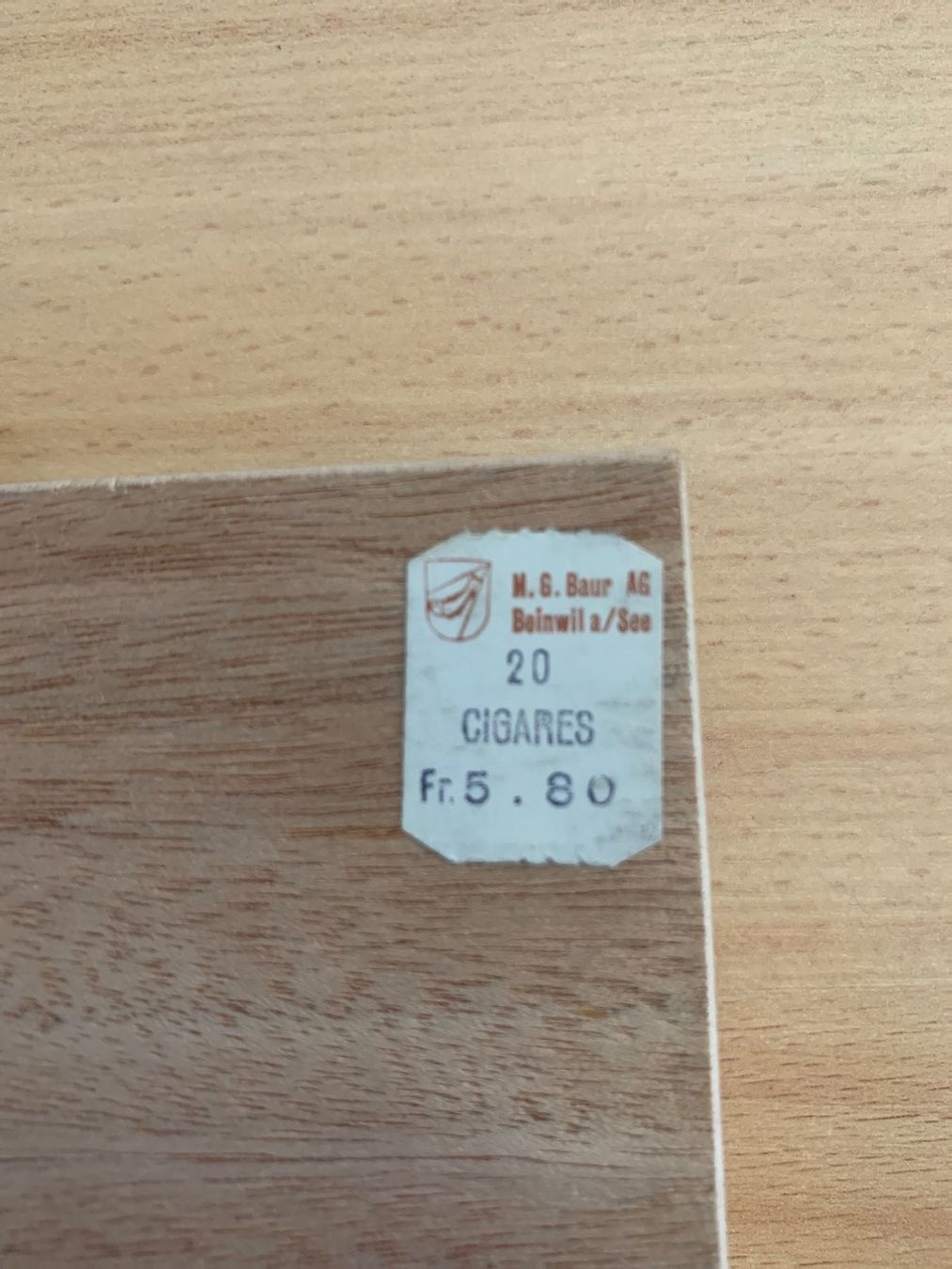 Altri Prodotti per fumatori: antike Zigarrenschachtel Holz************ – Usato da Ibach venduto da lisch3 5