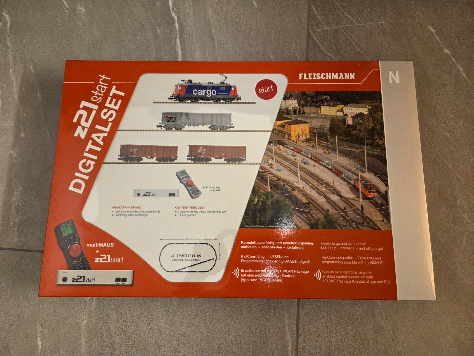 Fleischmann Modellini di ferrovie: Fleischmann Spur N z21 Digitalset – Nuovo (secondo la descrizione) da Jona venduto da davidoff88