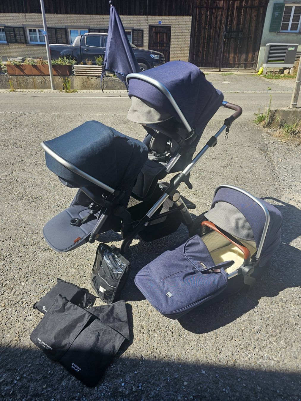 Carrozzine: Geschwisterkinderwagen – Usato da Winterthur venduto da Nenez18 1