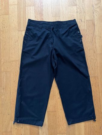 3/4-Hosen von Target, schwarz, Gr. 10