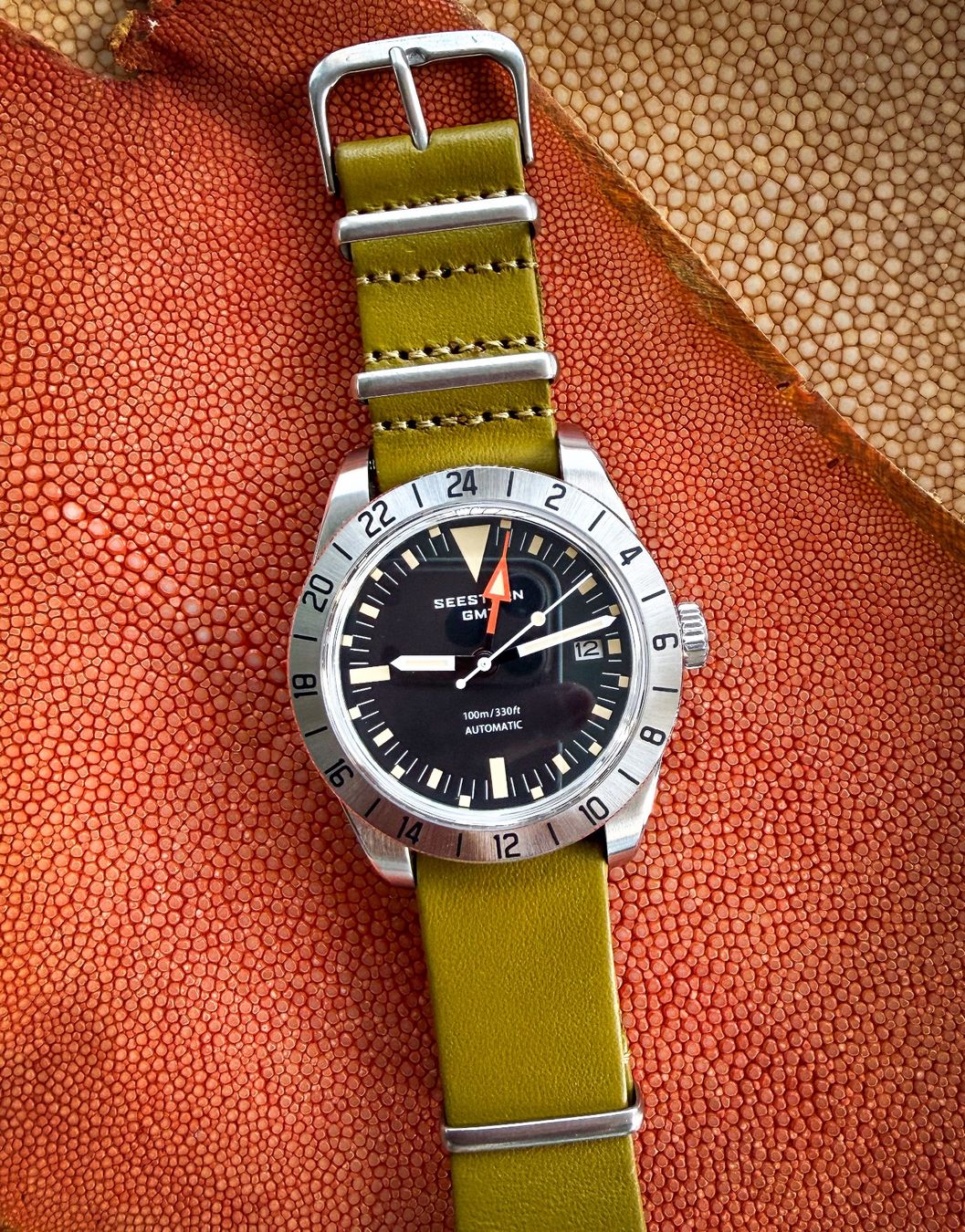 Orologi: Seestern GMT Automatic – Vintage Explorer mit Abenteuergeist – Usato da Reinach AG venduto da Rousseau_J 4