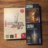 Detektiv&Escape-Spieleset: MicroMacro+2 EXIT Escape(neu&OVP)