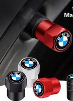 4 Stk. Ventildeckel Alu mit BMW-Logo, rot oder silber