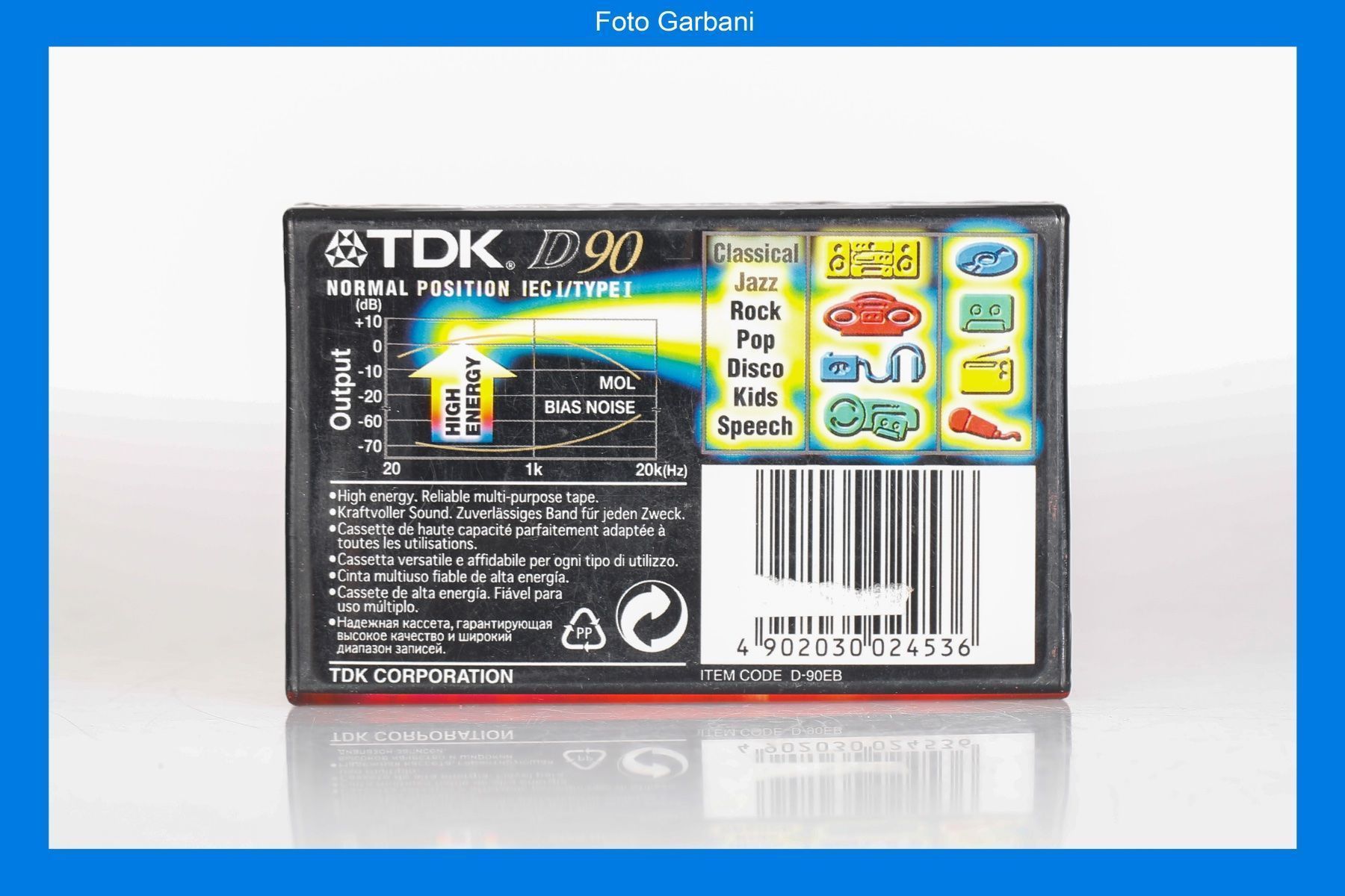 Cassettes audio: TDK D90 IEC I/TYPE I Normal Position – Neuf avec emballage d'origine à Muralto par FotoGarbani 1