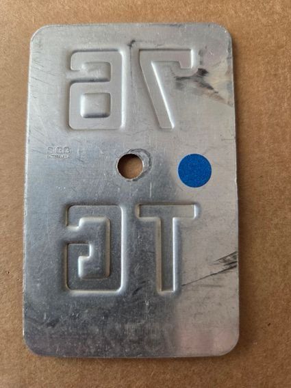 Sachs Ecriteaux: Velonummer TG 76 plaque Velo – D'occasion à Schenkon par Uhu007 1