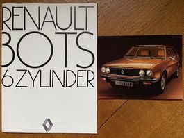 RENAULT 30 TS - Prospekt-Konvolut von 1975/76 - Schweiz-dt.