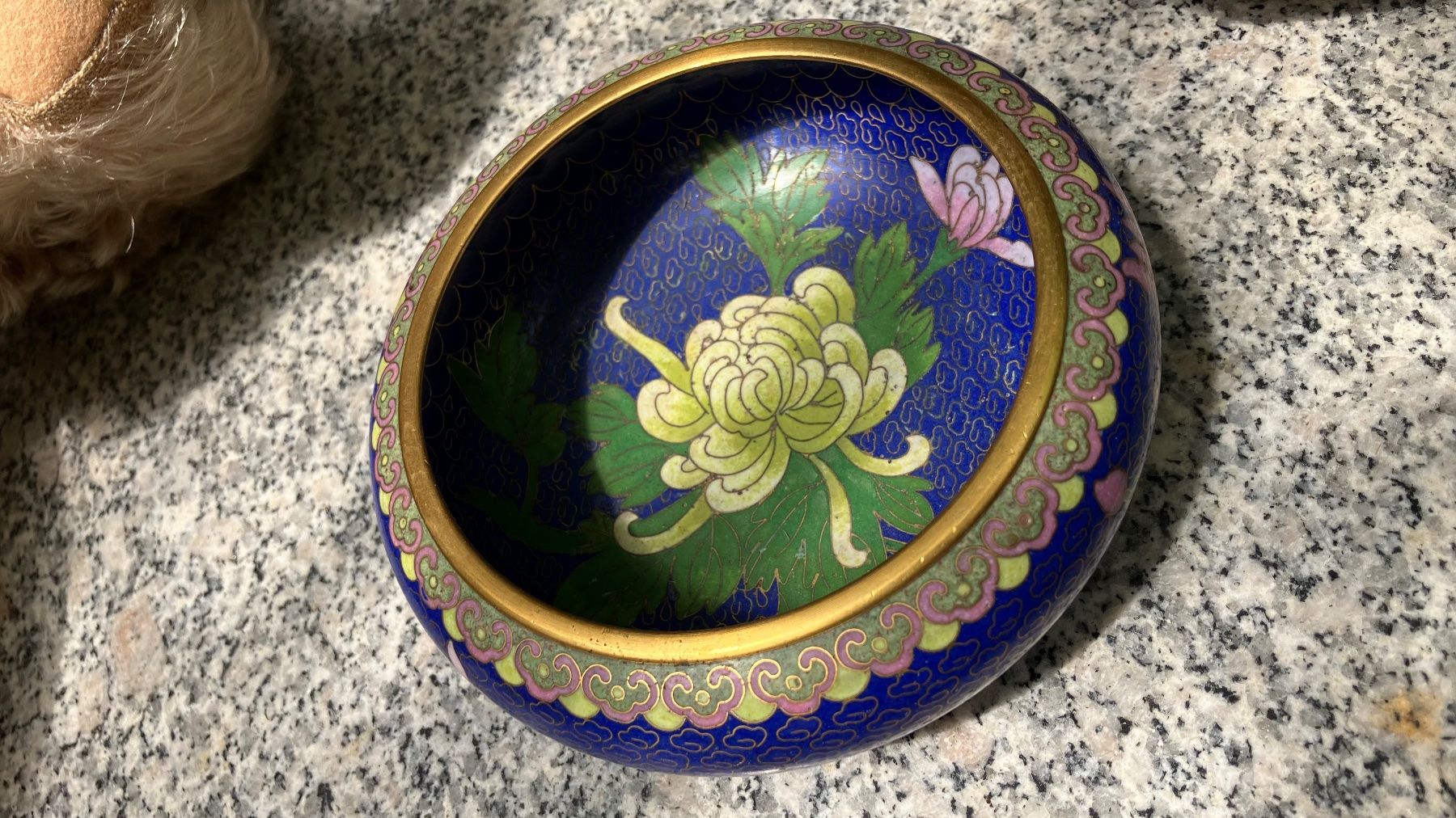 Piatti di portata: Vide poche émail cloisonné Email Plat – Usato da St-Cierges venduto da LeRegain 2