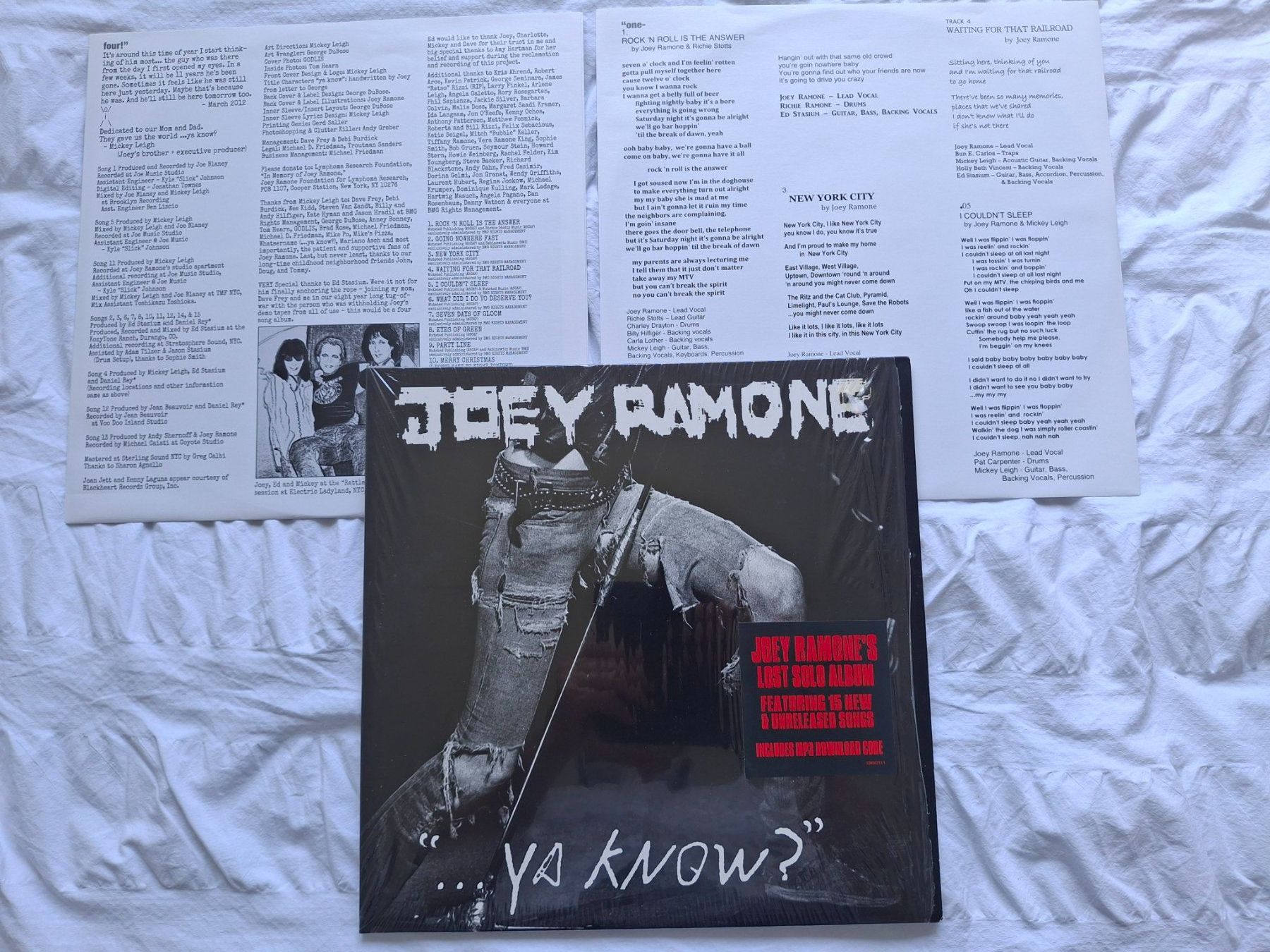 Dischi in vinile: JOEY RAMONE Ya Know ? 2x lp EU 2012 NMint – Usato da Zürich venduto da giamcol