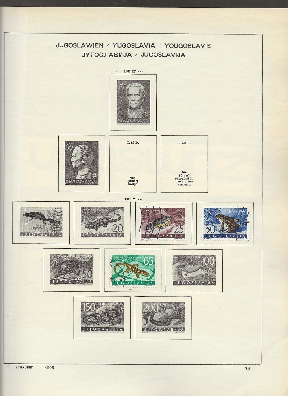 Tous les timbres: Marken Jugoslawien – D'occasion à Au ZH par xelagreb01 6