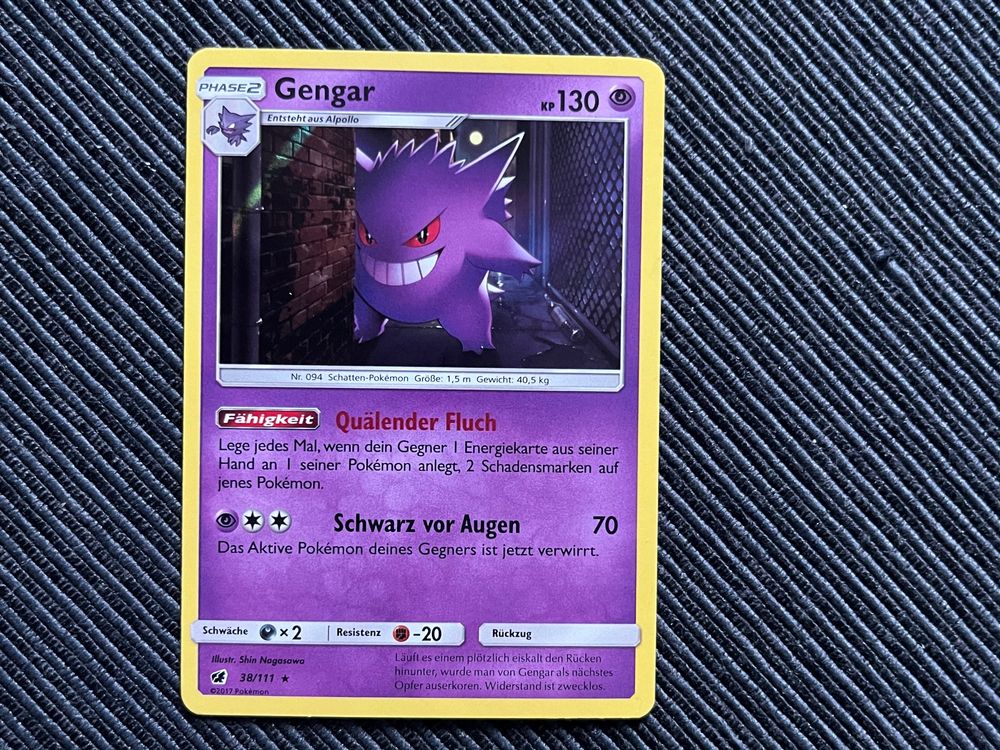 Pokemon Gengar Holo Crimson Invasion near Mint (Neu (gemäss ...
