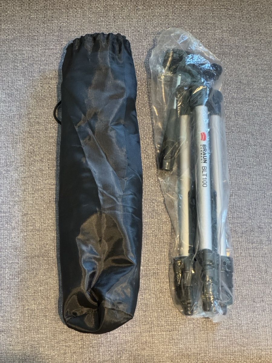 Stative & Stativköpfe: BRAUN BLT100 Stativ neu mit Tasche – Neu und originalverpackt aus Dietikon von fairway